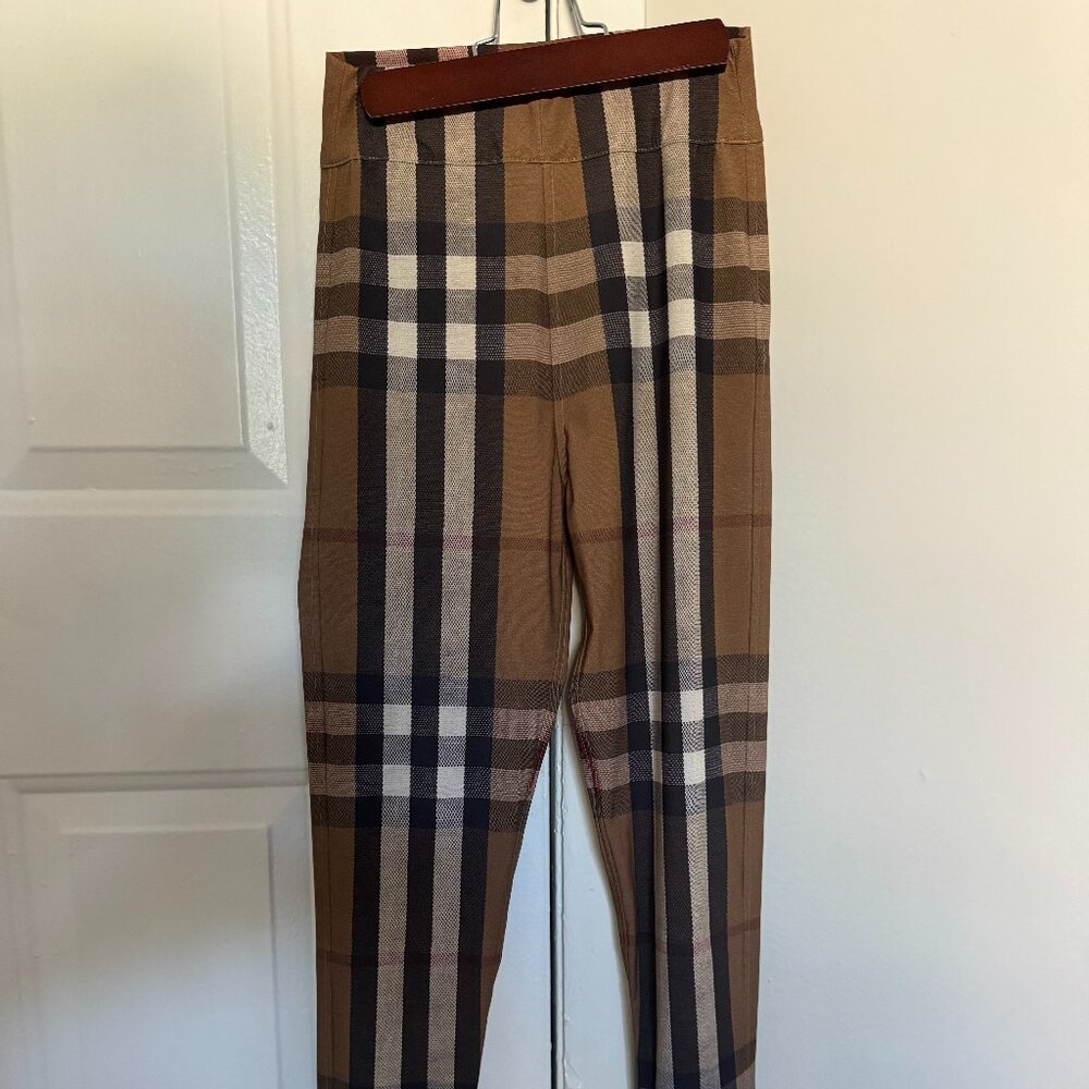 Burberry Checked Stretch jersey leggings